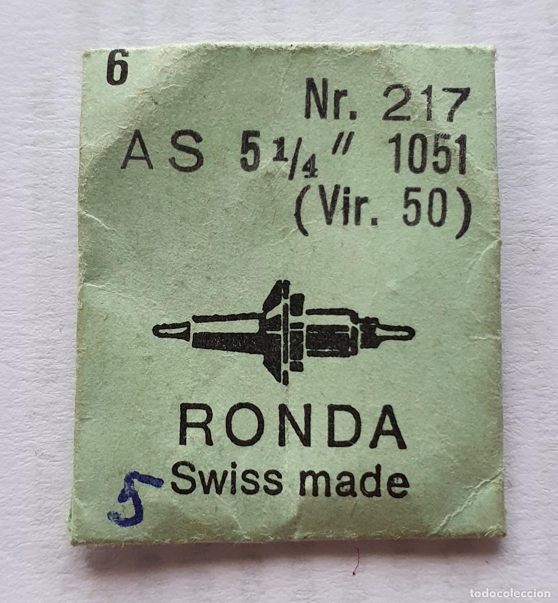 Ersatzteile f&uuml;r Uhren: ejes de volante AS 1051 V 50