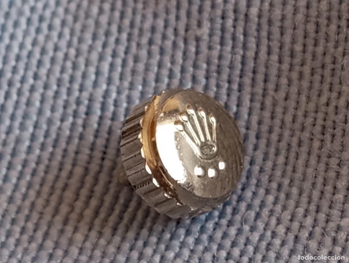 Ersatzteile f&uuml;r Uhren: ANTIGUA CORONA DE ACERO RECAMBIO ORIGINAL DE RELOJ ROLEX OYSTER