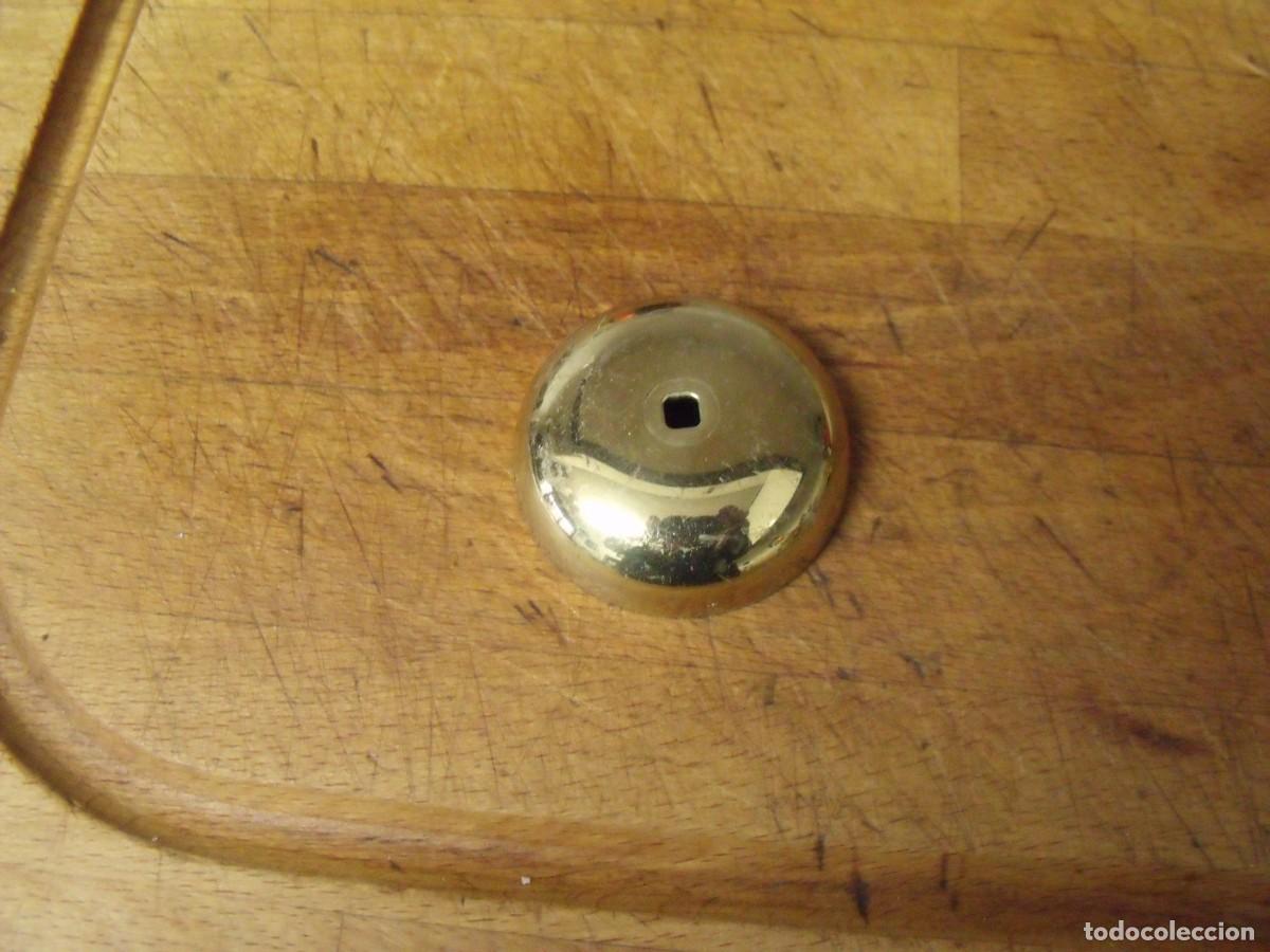 Ersatzteile f&uuml;r Uhren: antigua campana dorada de hierro para reloj sobremesa-lote 577