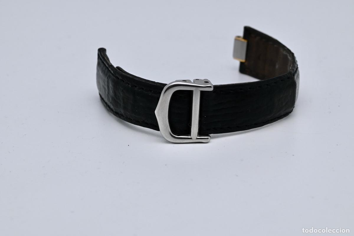 Recambios de relojes: CORREA CARTIER CIERRE DEPLOYANTE, TERMINALES ACERO Y ORO REF.1330 MUST 21