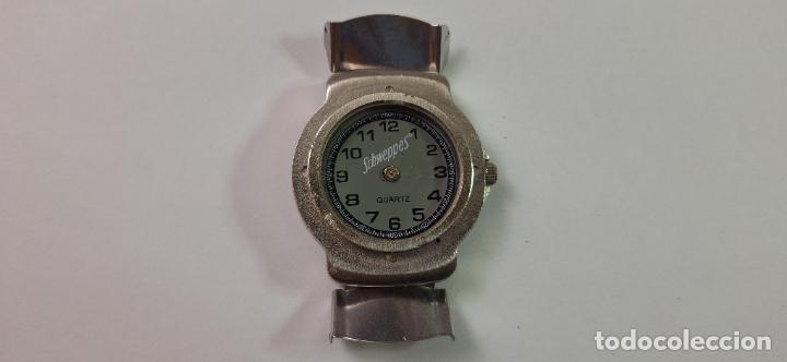Recambios de relojes: reloj publicitario de la marca Schweppes. Quart. - Foto 1