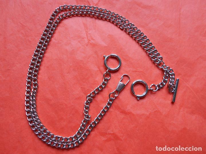 Recambios de relojes: Cadena de reloj de bolsillo leontina - Foto 1