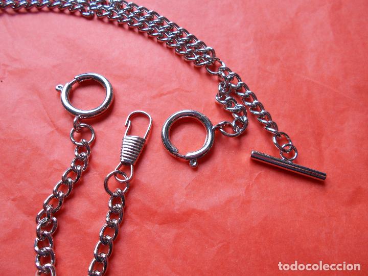 Recambios de relojes: Cadena de reloj de bolsillo leontina - Foto 2