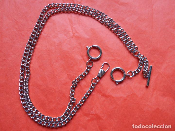 Recambios de relojes: Cadena de reloj de bolsillo leontina - Foto 1