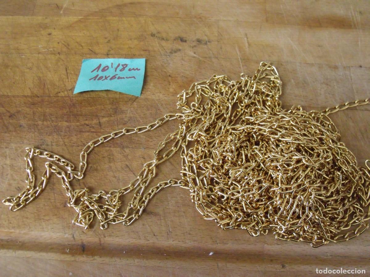 Spare Parts for Watches: 1 cadena grande dorada 10,16 m- eslabon de 10 x 6 mm-lote 573