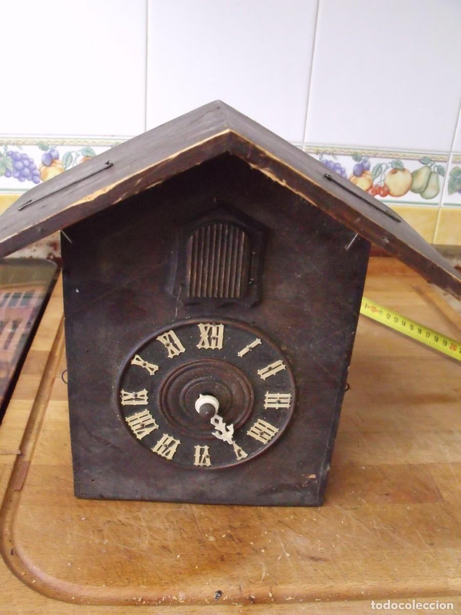 antiguo reloj de cuco . automata con noria y ca - Compra venta en  todocoleccion