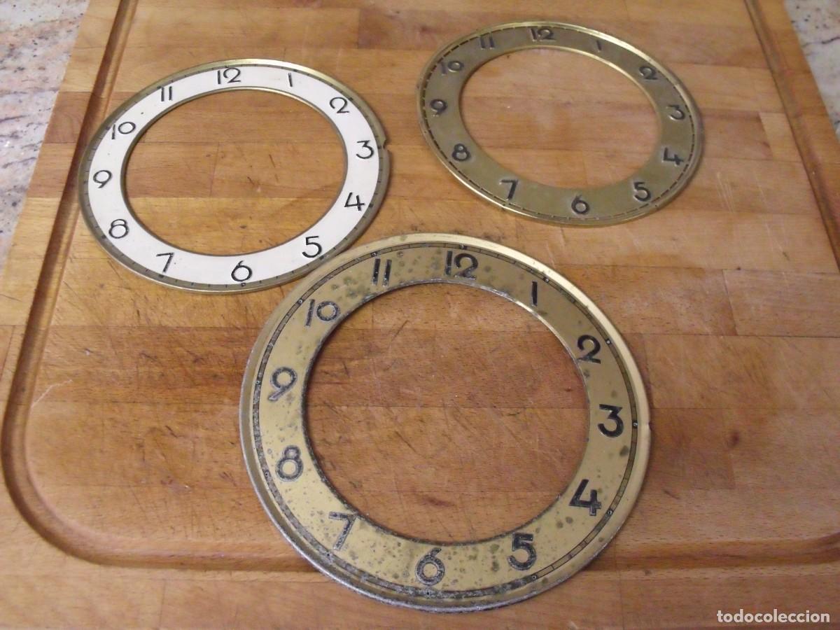 Ricambi di orologi: 3 semiesferas para relojes pared o sobremesa-lote 573
