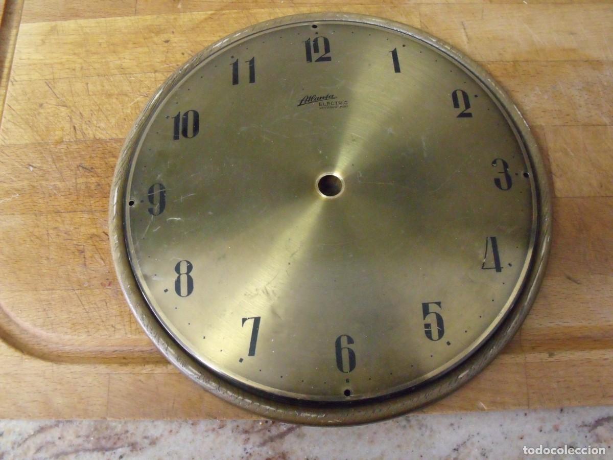 Pi&egrave;ces de rechange de montres et horloges: antigua esfera en chapa para reloj pared-lote 573