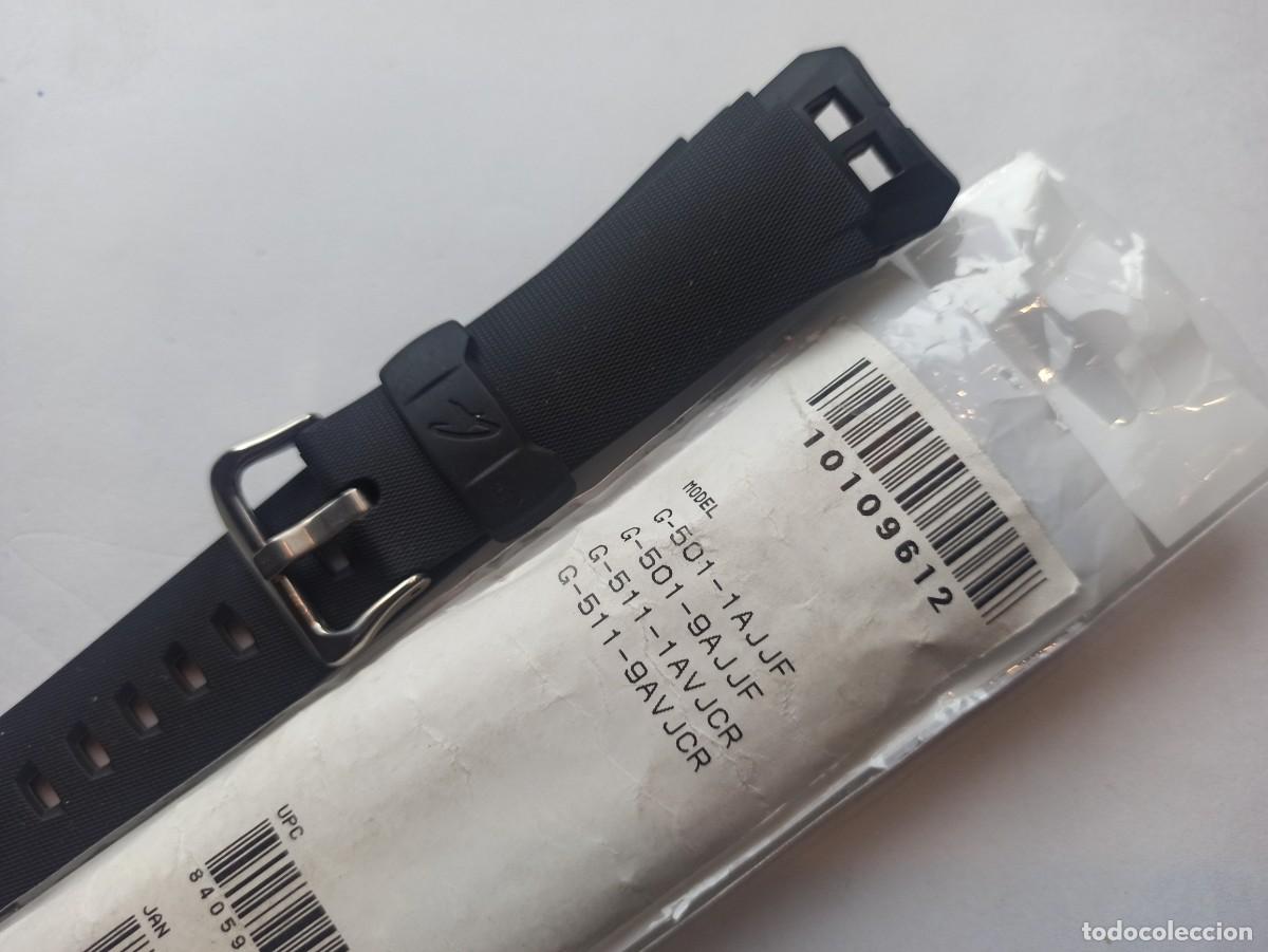 Pe&ccedil;as de reposi&ccedil;&atilde;o de rel&oacute;gios: - Correa Casio G-501 G-511