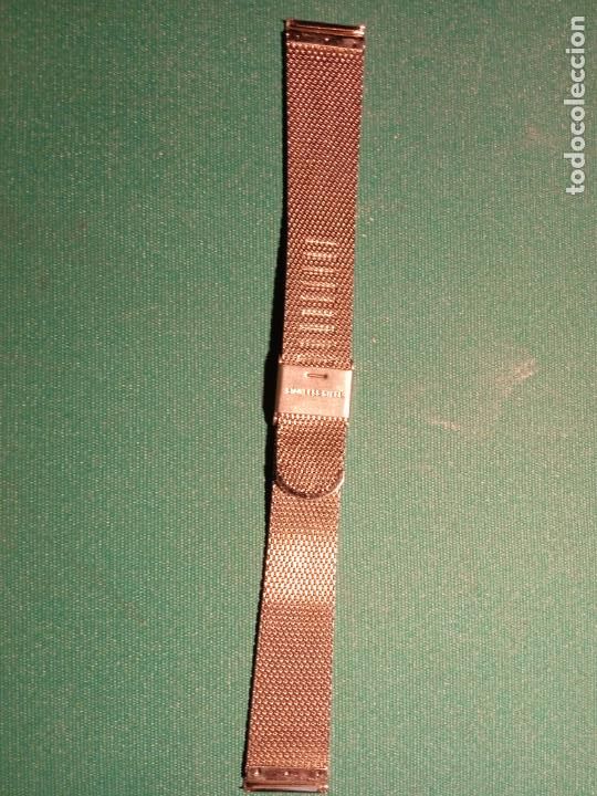 Recambios de relojes: CORREA DE ACERO - TRENZADA - Foto 2