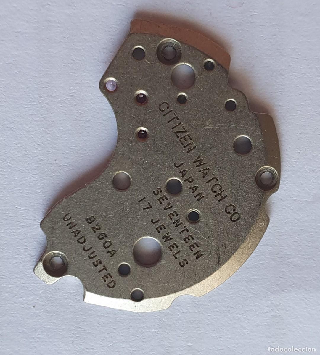 Recambios de relojes: PLATINA RUEDAS reloj mecanico CITIZEN 8260 A