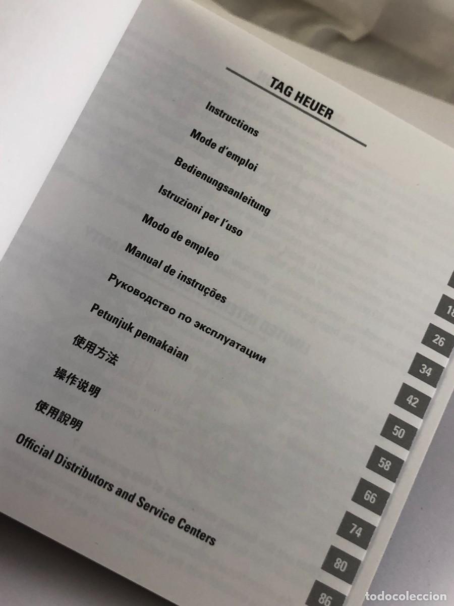Recambios de relojes: TAG HEUER Documentaci&oacute;n Reloj &rdquo;&rdquo; - Foto 5