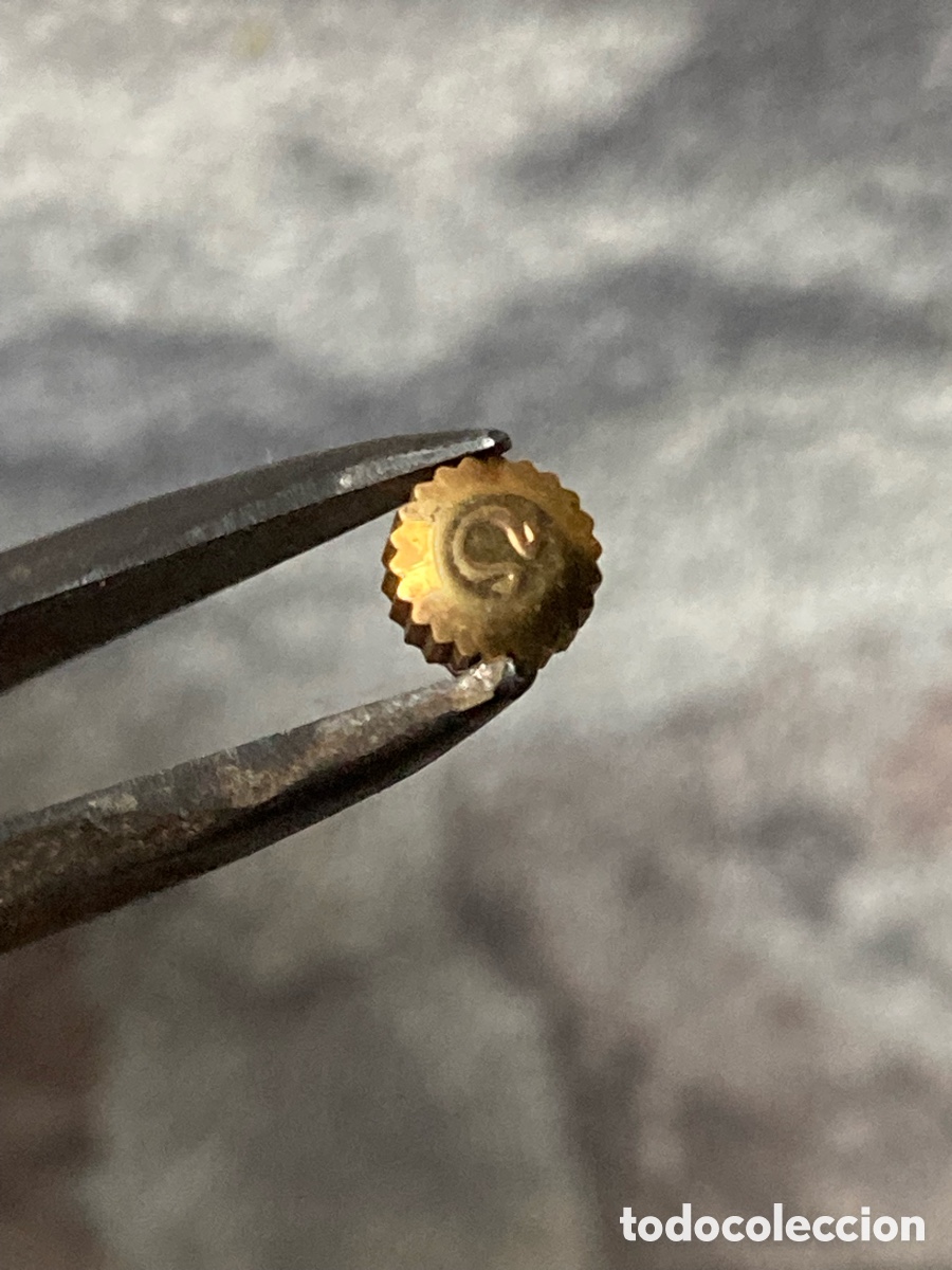 Recambios de relojes: Corona reloj omega ba&ntilde;o de oro