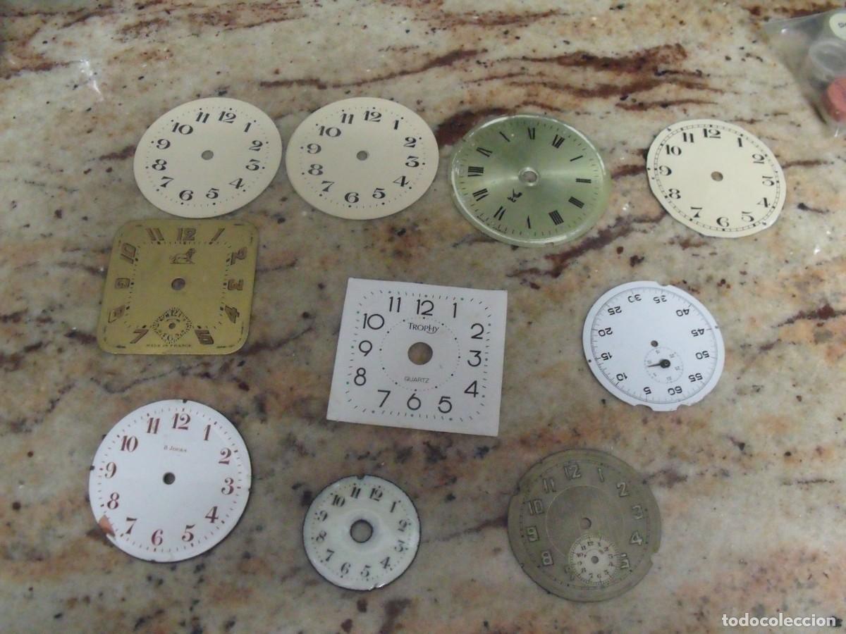 Ricambi di orologi: 10 esferas para despertadores antiguos-lote 578