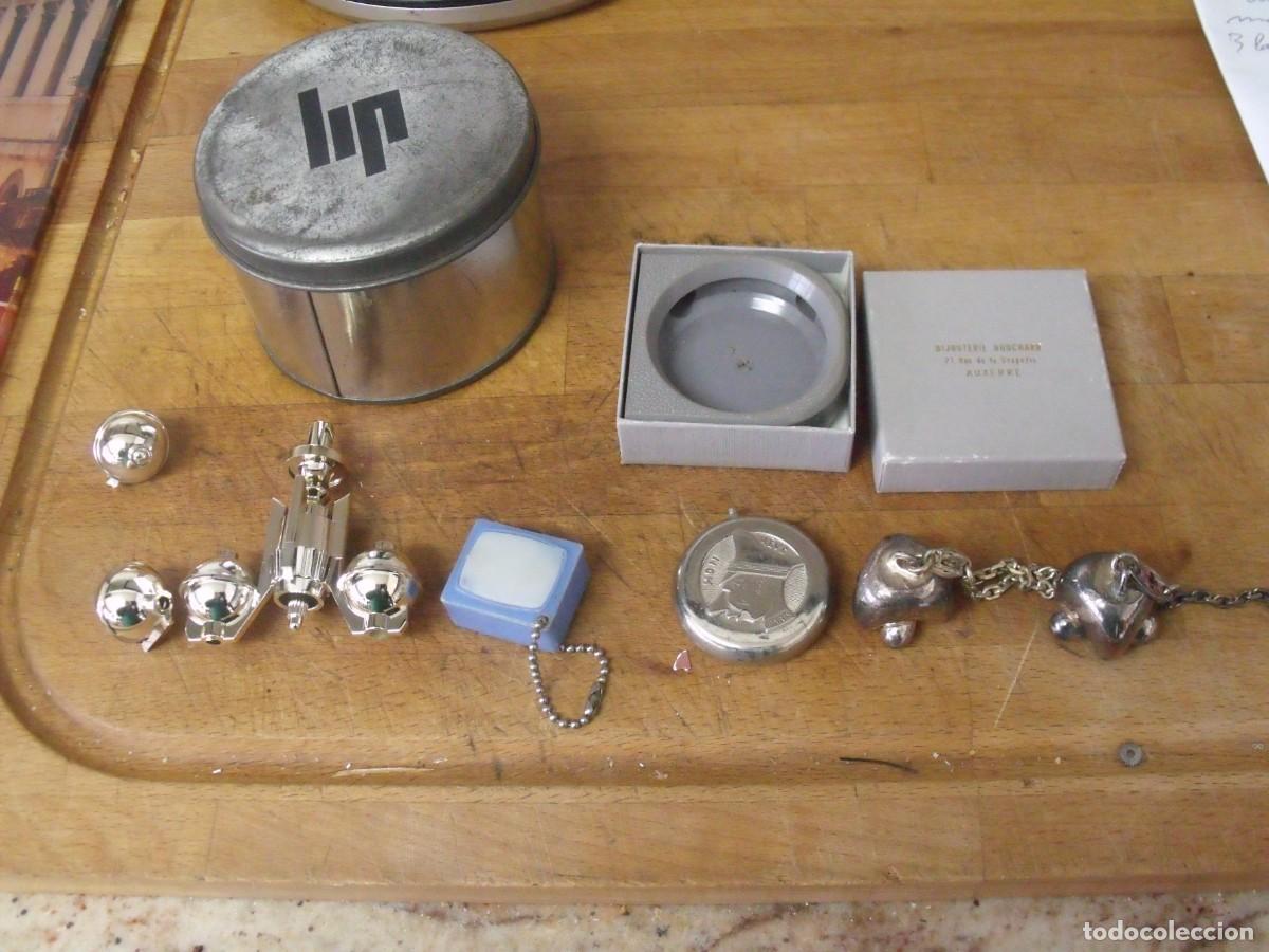 Spare Parts for Watches: DIVERSAS PIEZAS-LATAS Y CAJAS ANTIGUAS RELOJERIAS FRANCESAS-LOTE 578
