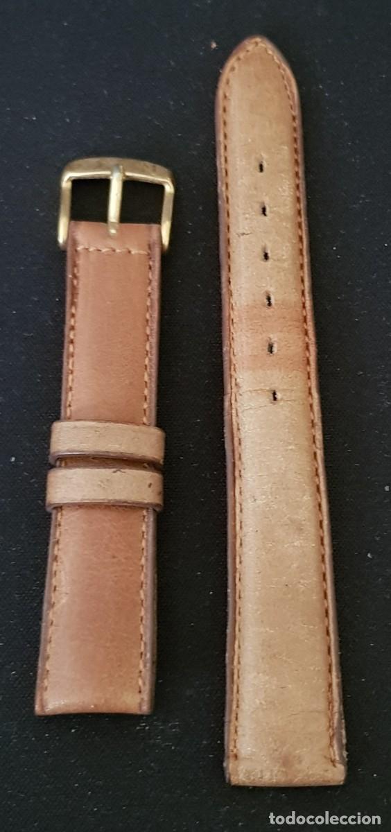 Ersatzteile f&uuml;r Uhren: Correa de piel de 16mm.