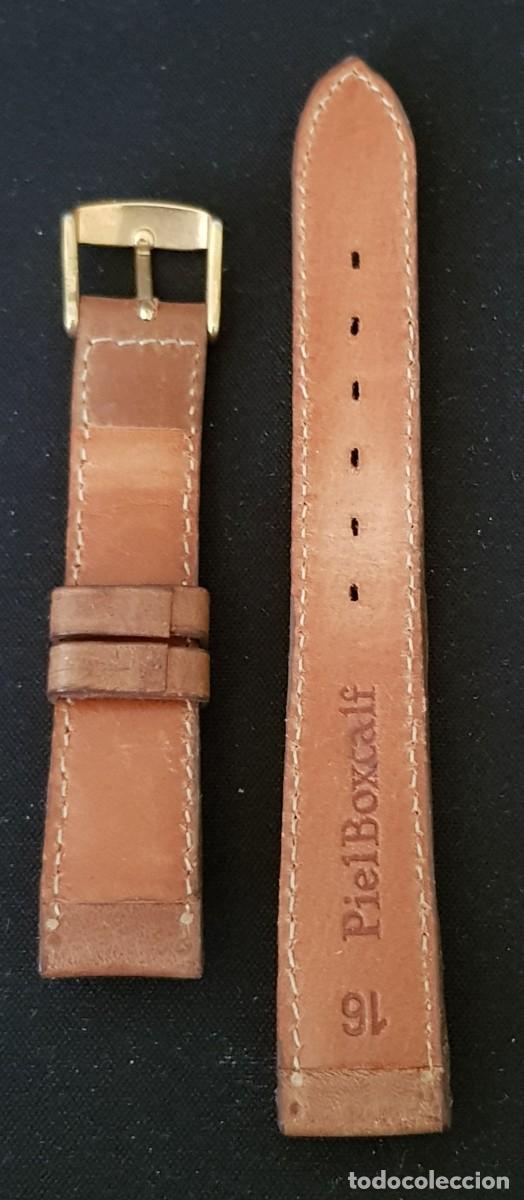 Recambios de relojes: Correa de piel de 16mm. - Foto 2