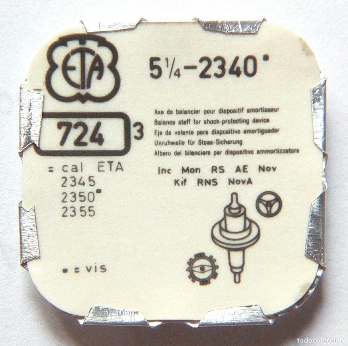 Ricambi di orologi: ⏰ REPUESTO ORIGINAL ETA 2340,2345,2350,2355 ___ 3 EJES EN SU INTERIOR.