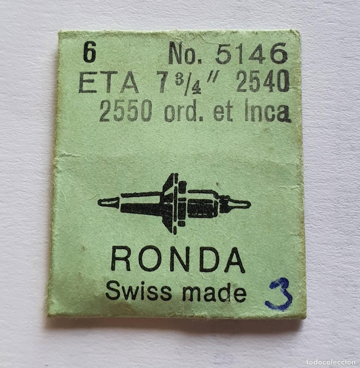 Recambios de relojes: ejes de volante ETA 2540-2550-INCA