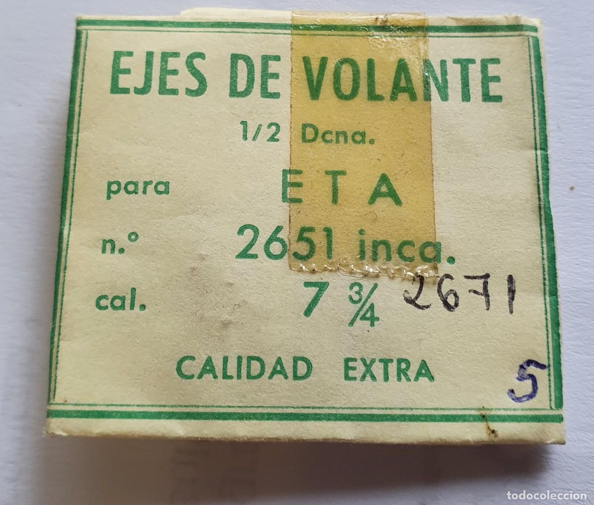 Recambios de relojes: ejes de volante ETA 2651-2671