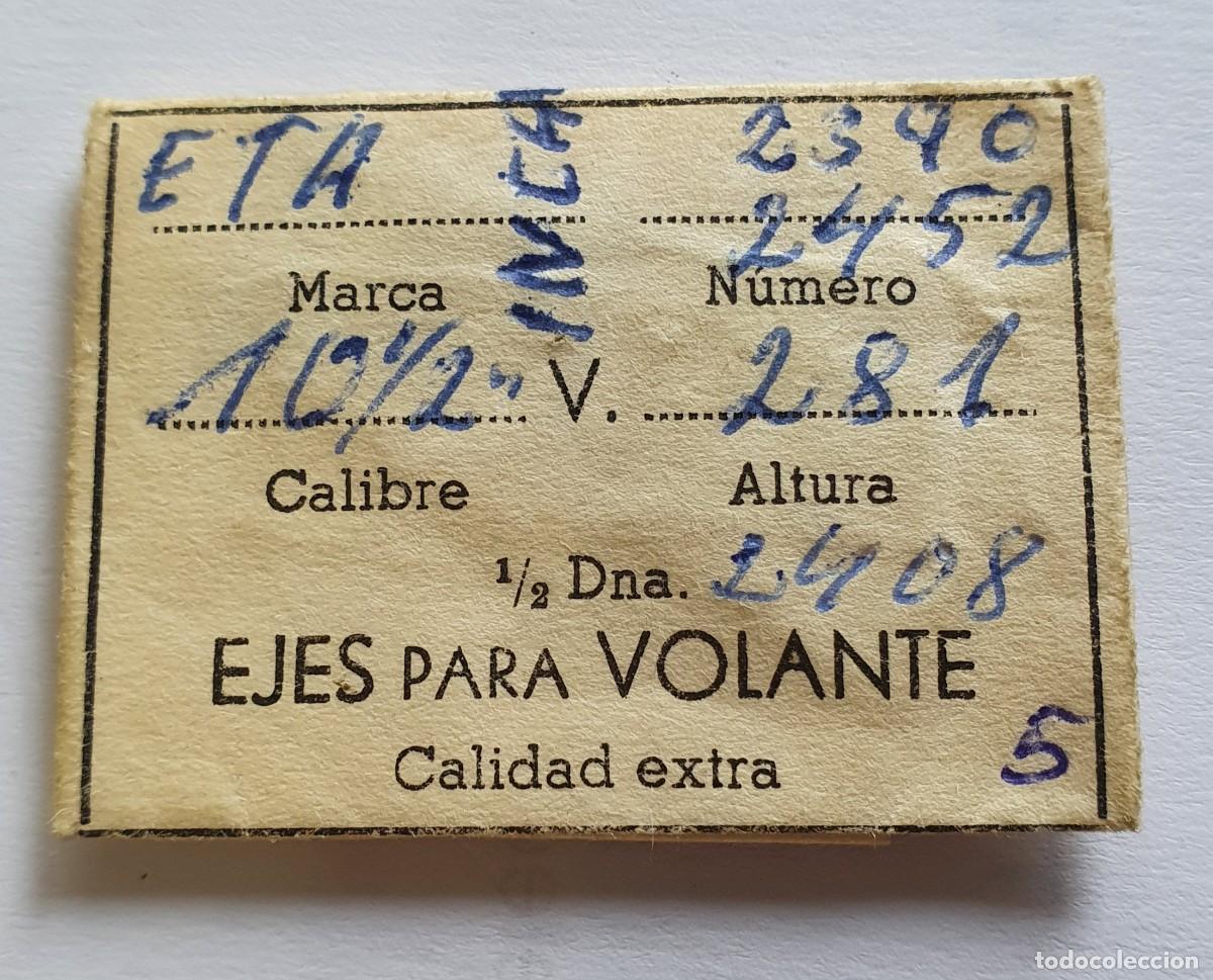 Recambios de relojes: ejes de volante ETA 281-2390-2452-2408-INCA