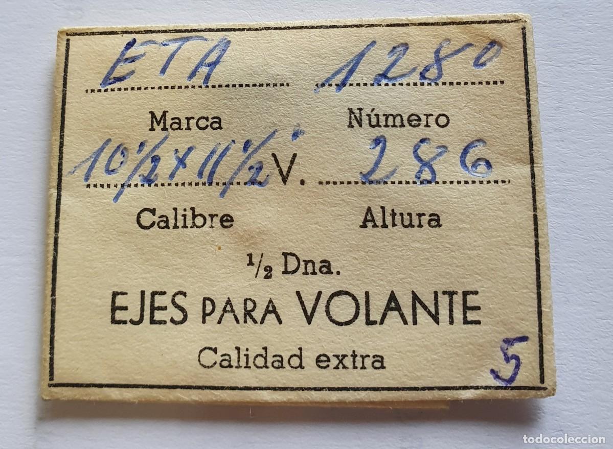 Recambios de relojes: ejes de volante ETA 1290-286
