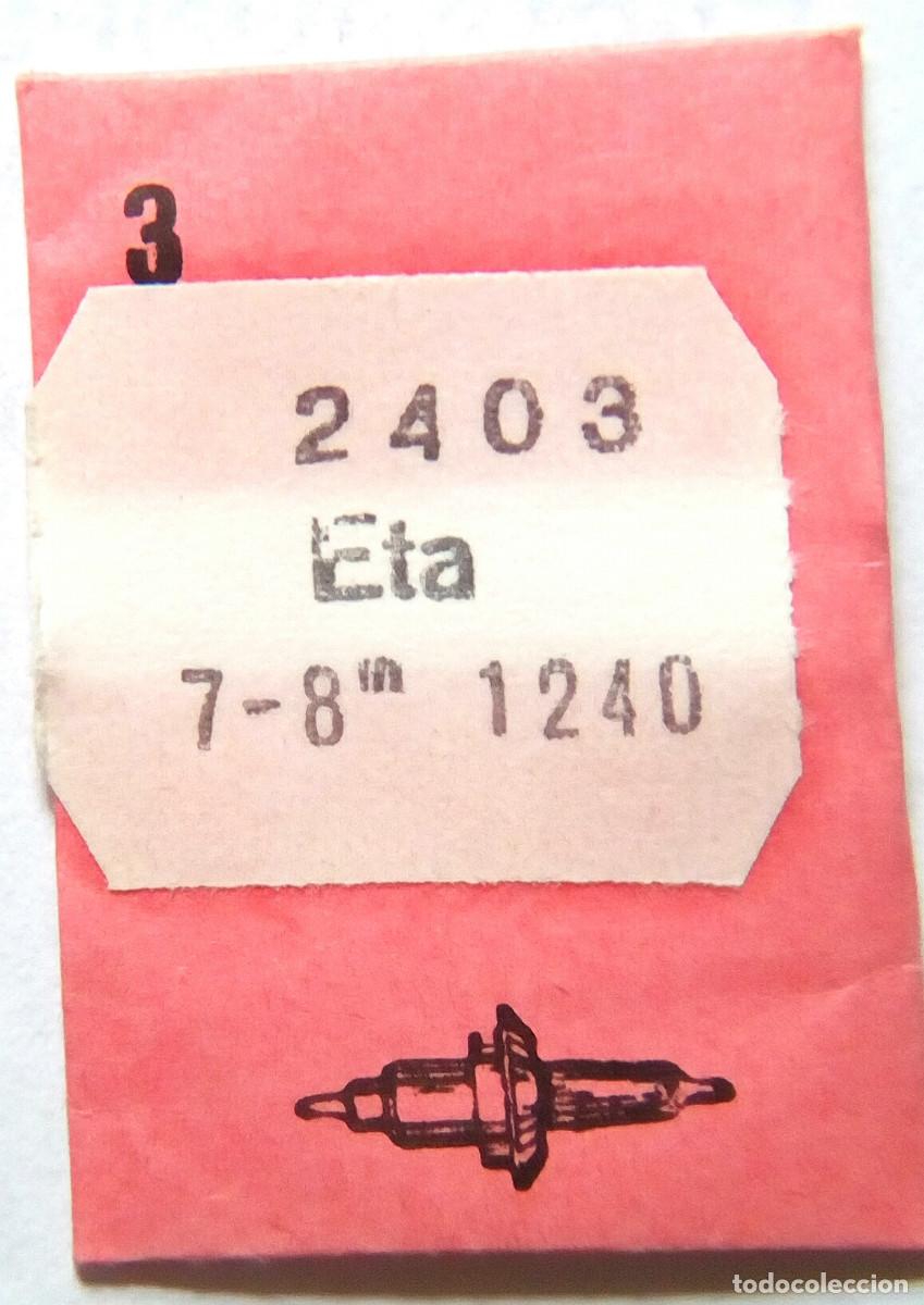 Pe&ccedil;as de reposi&ccedil;&atilde;o de rel&oacute;gios: ⏰ REPUESTO ORIGINAL ETA 1240 ____ 3 EJES EN SU INTERIOR.