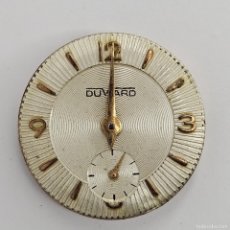 Recambios de relojes: MAQUINARIA RELOJ DUWARD 603-CALIBRE FHF 63-17 RUBIS-ESFERA-AGUJAS- ESFERA Ø 19,45 MM-AÑOS 60