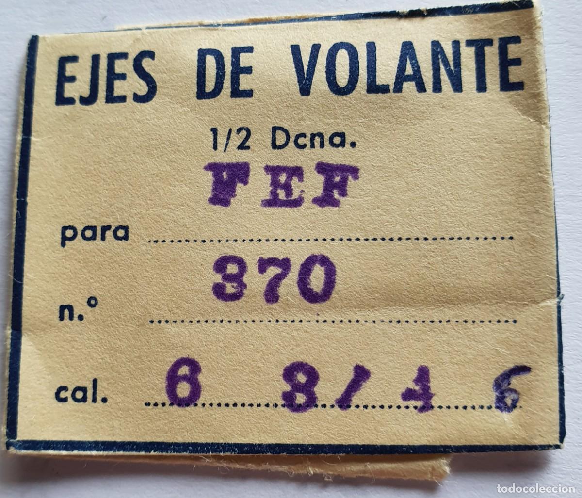 Pe&ccedil;as de reposi&ccedil;&atilde;o de rel&oacute;gios: ejes de volante FEF 370