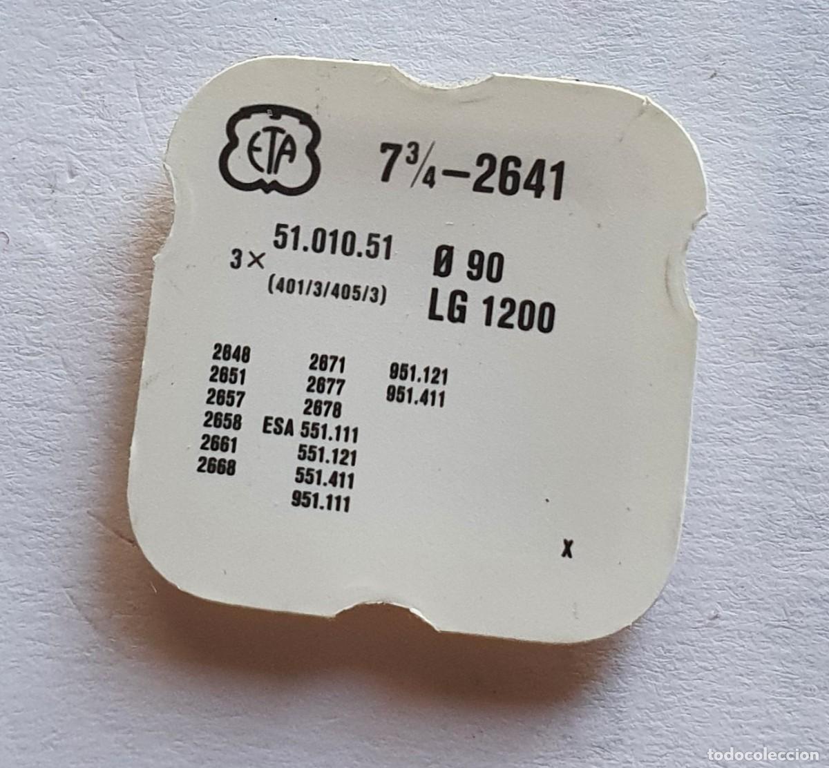 Spare Parts for Watches: tija ETA 2641