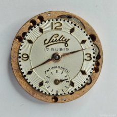 Recambios de relojes: MAQUINARIA DE RELOJ SULLY-CALIBRE MOVIMIENTO ETA 6 2325-SWISS-ANTIMAGNETIC-17 RUBÍS-Ø 18 MM-AÑOS 50