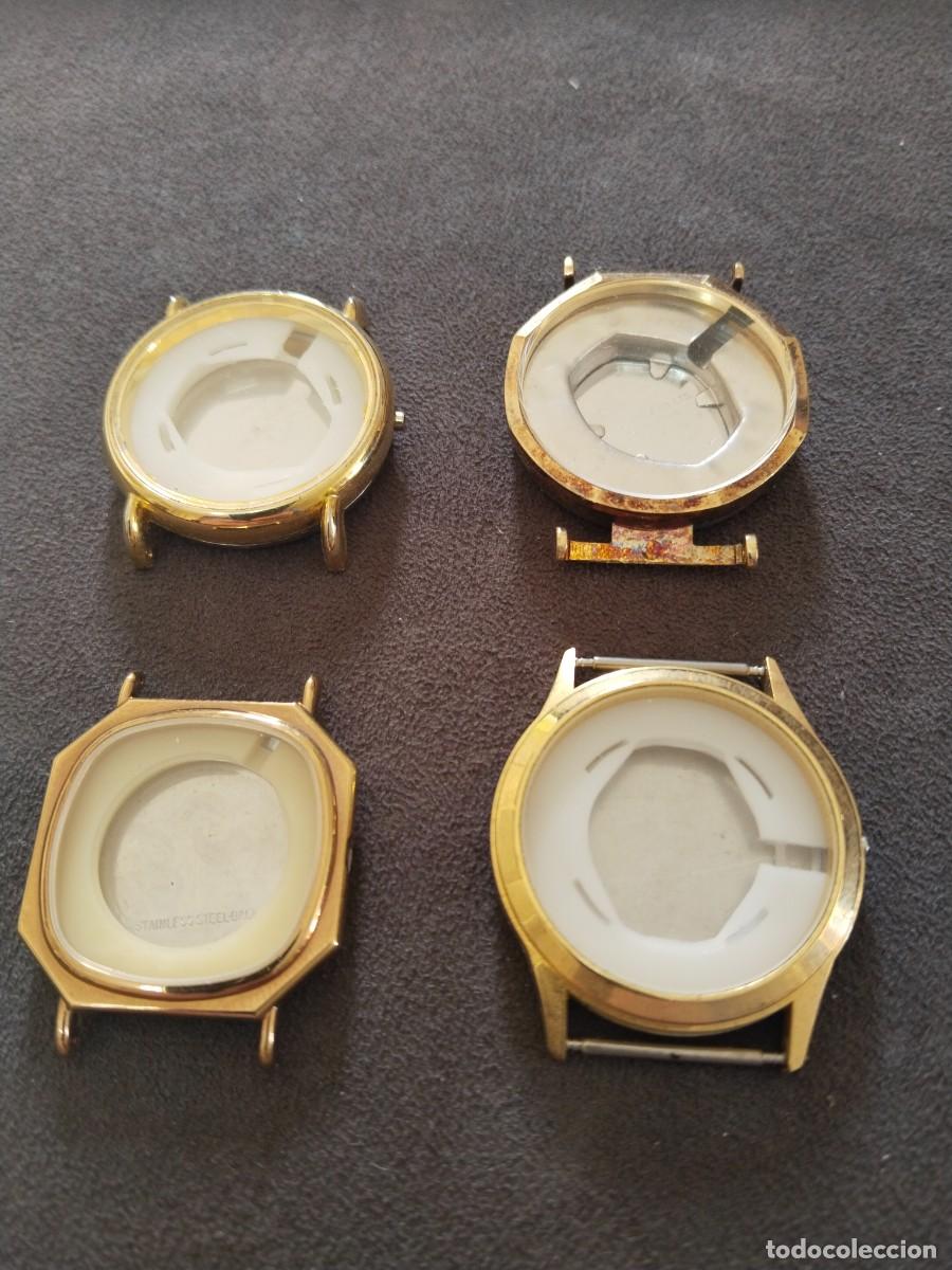Recambios de relojes: Lote de 4 cajas de reloj completas - Foto 3