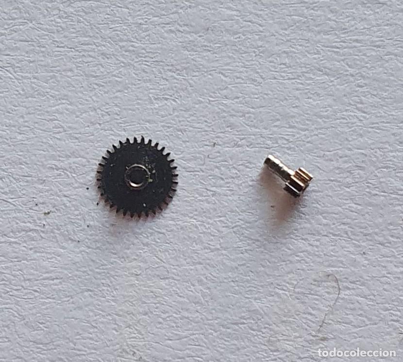 Spare Parts for Watches: RUEDA horaria y ca&ntilde;on de minutos reloj FHF 351
