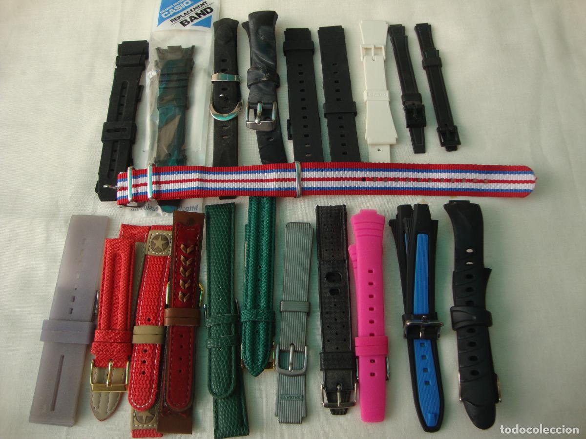 Recambios de relojes: lote de correas reloj - Foto 1