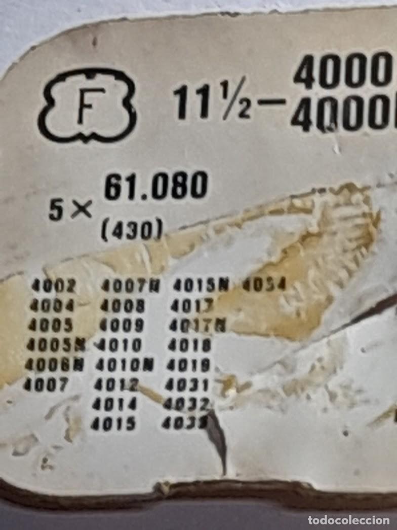 Pe&ccedil;as de reposi&ccedil;&atilde;o de rel&oacute;gios: Felsa - 4000 - muelle trinquete - 2 fotos - (cd7032)