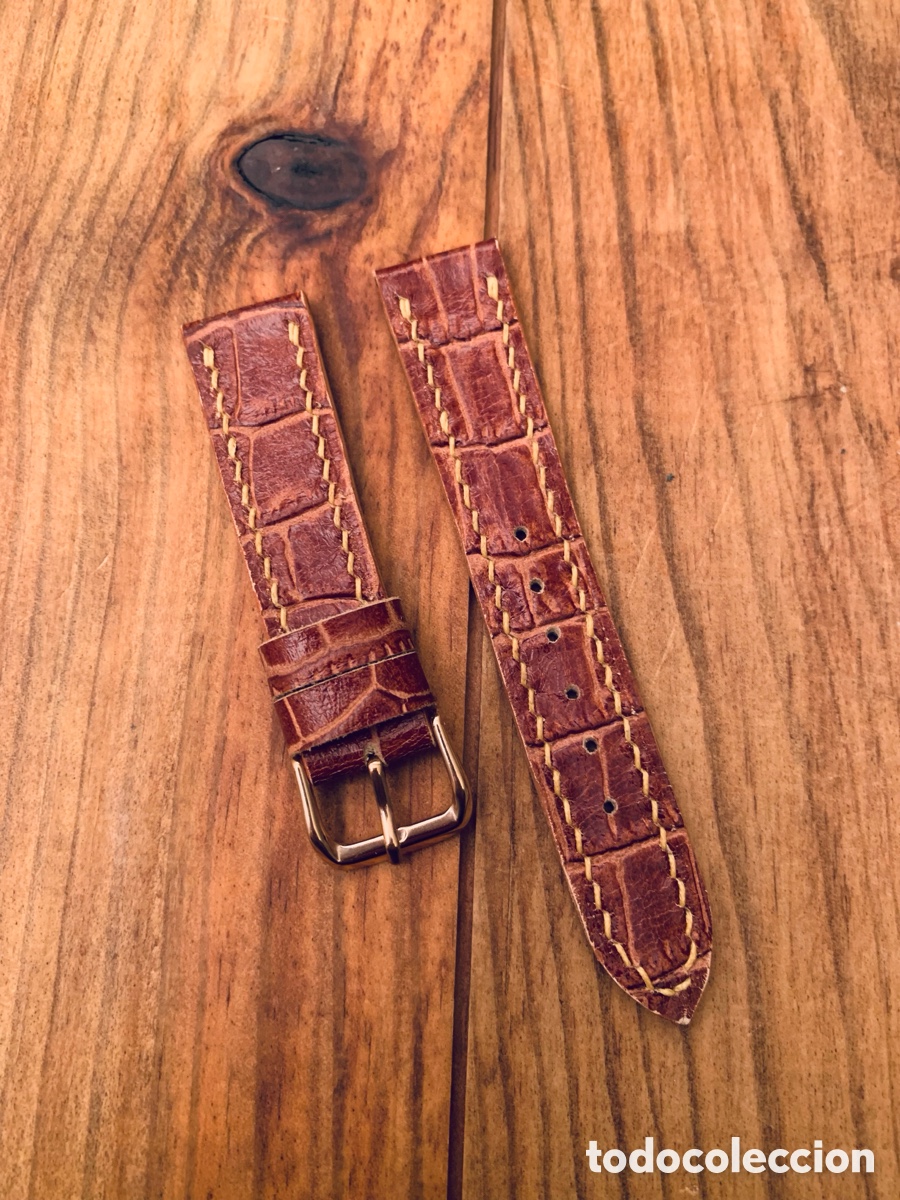 Spare Parts for Watches: CORREA RELOJ DE PIEL NATURAL HECHA A MANO