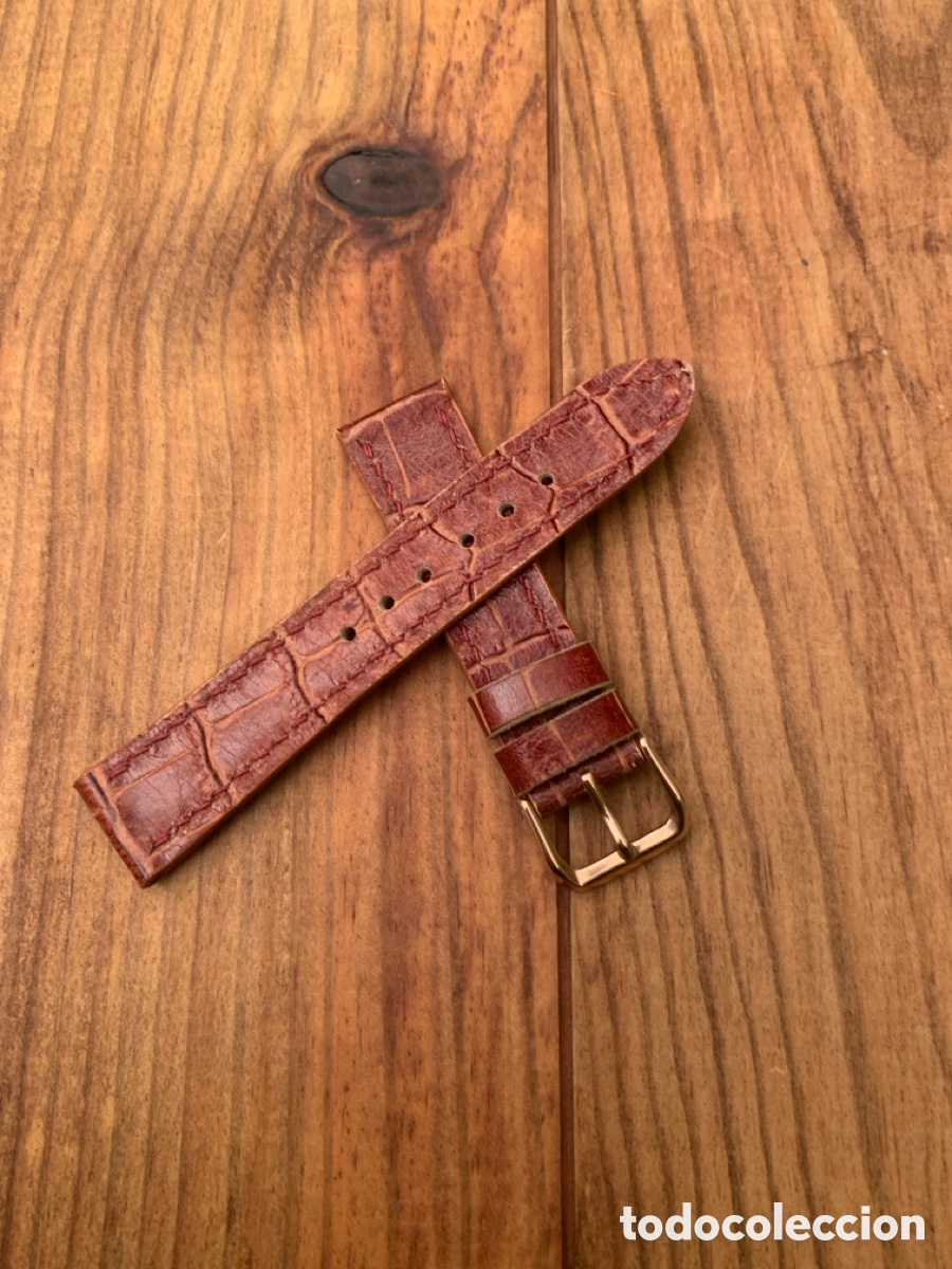 Recambios de relojes: CORREA DE PIEL HECHA A MANO - Foto 2