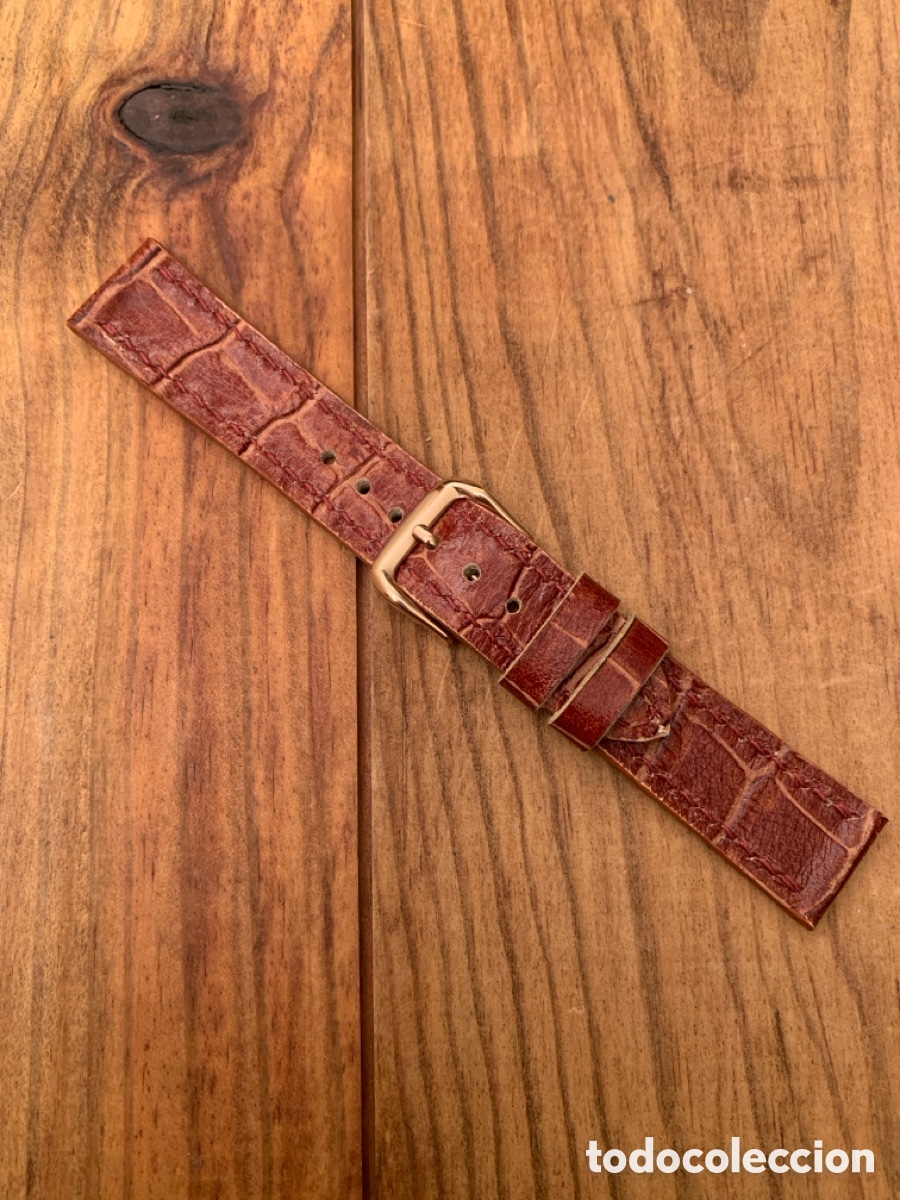 Recambios de relojes: CORREA DE PIEL HECHA A MANO - Foto 4