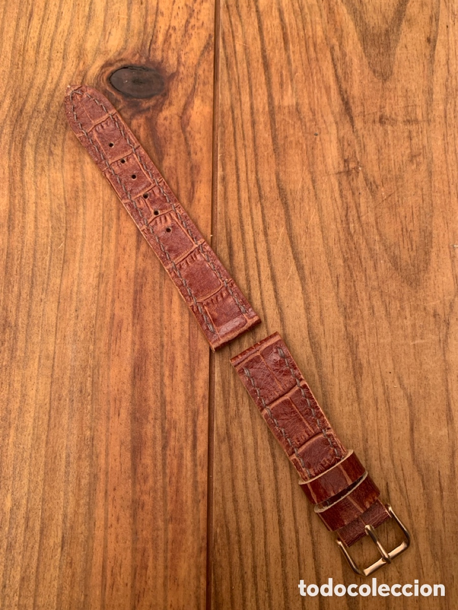 Recambios de relojes: CORREA DE PIEL HECHA A MANO 20MM - Foto 3