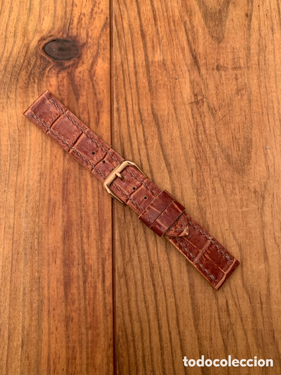 Recambios de relojes: CORREA DE PIEL HECHA A MANO 20MM - Foto 4