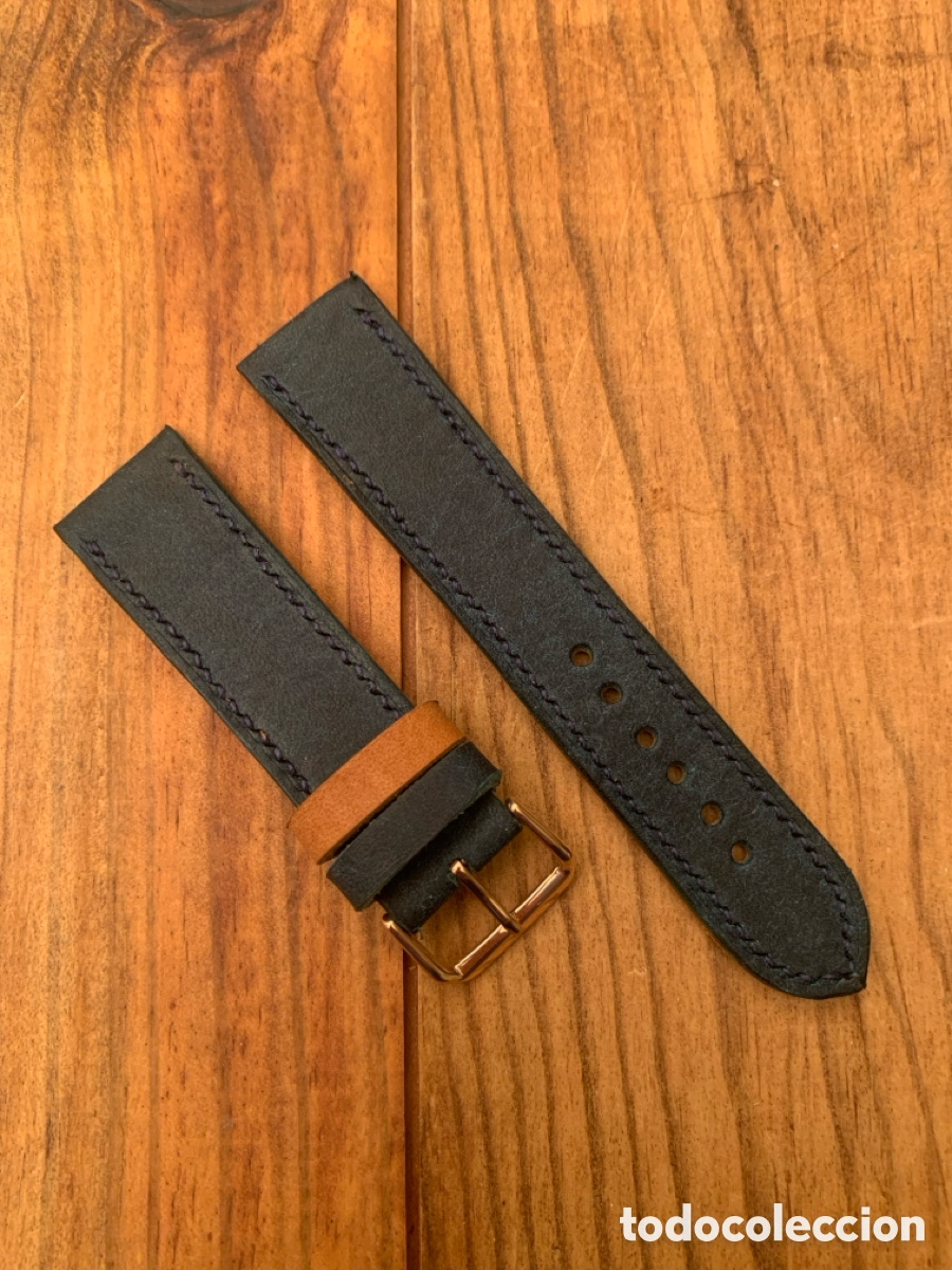 Spare Parts for Watches: CORREA DE PIEL HECHA A MANO 22MM