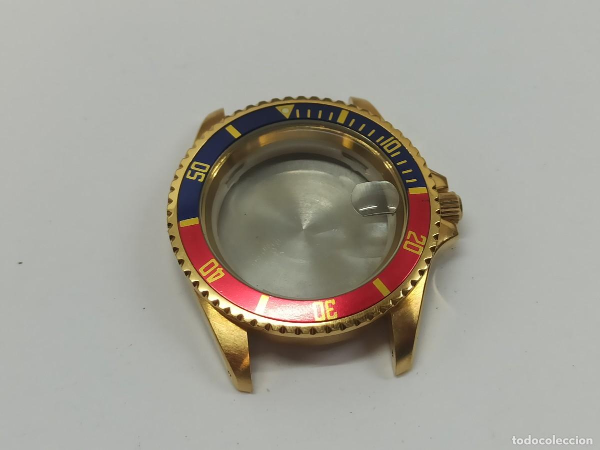Recambios de relojes: Caja de reloj Diver Bassel NOS - Foto 2