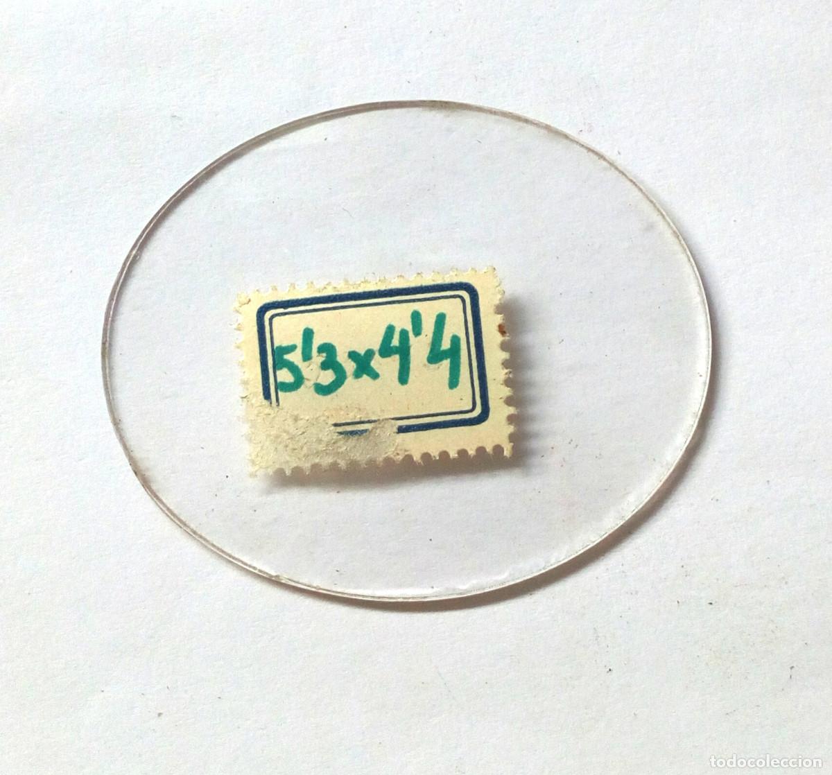 Pi&egrave;ces de rechange de montres et horloges: ⏰ CRISTAL OVALADO BOMBE DE 5,3 cm x 4,4 cm. PARA RELOJ.