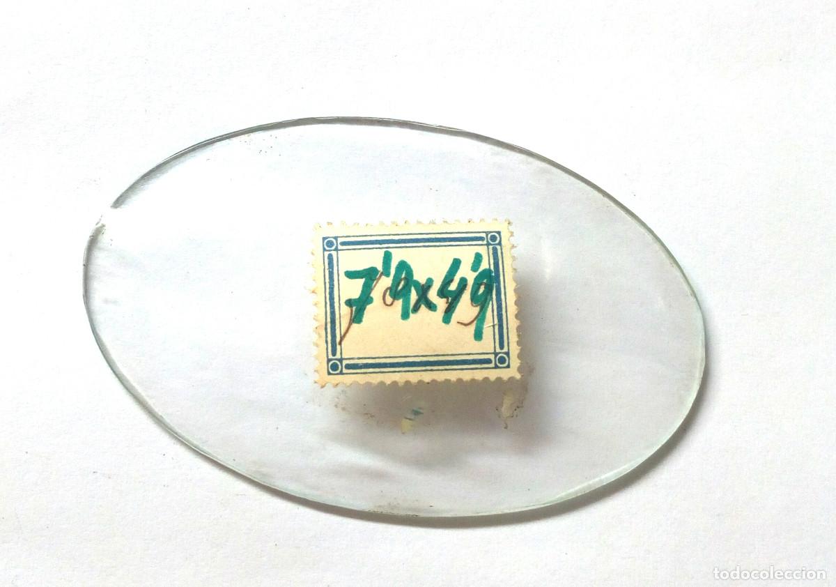 Pi&egrave;ces de rechange de montres et horloges: ⏰ CRISTAL OVALADO BOMBE DE 7,9 cm x 4,9 cm. PARA RELOJ.