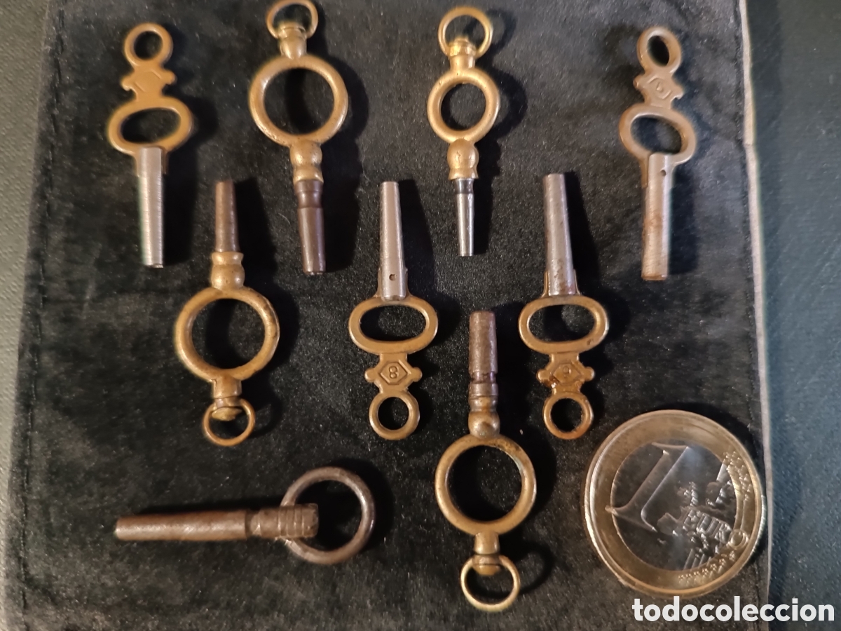 Recambios de relojes: 9 Llaves para reloj de bolsillo - Foto 2