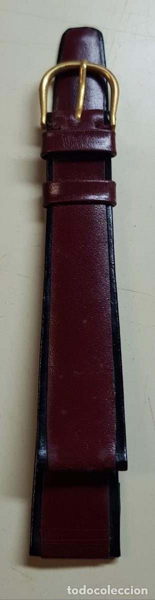 Spare Parts for Watches: Correa o pulsera para reloj de roja con bordes negros de 18 mm. (NUEVA)