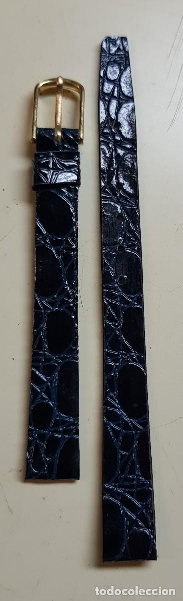 Spare Parts for Watches: Correa o pulsera para reloj de 10 mm. Azul (NUEVA)