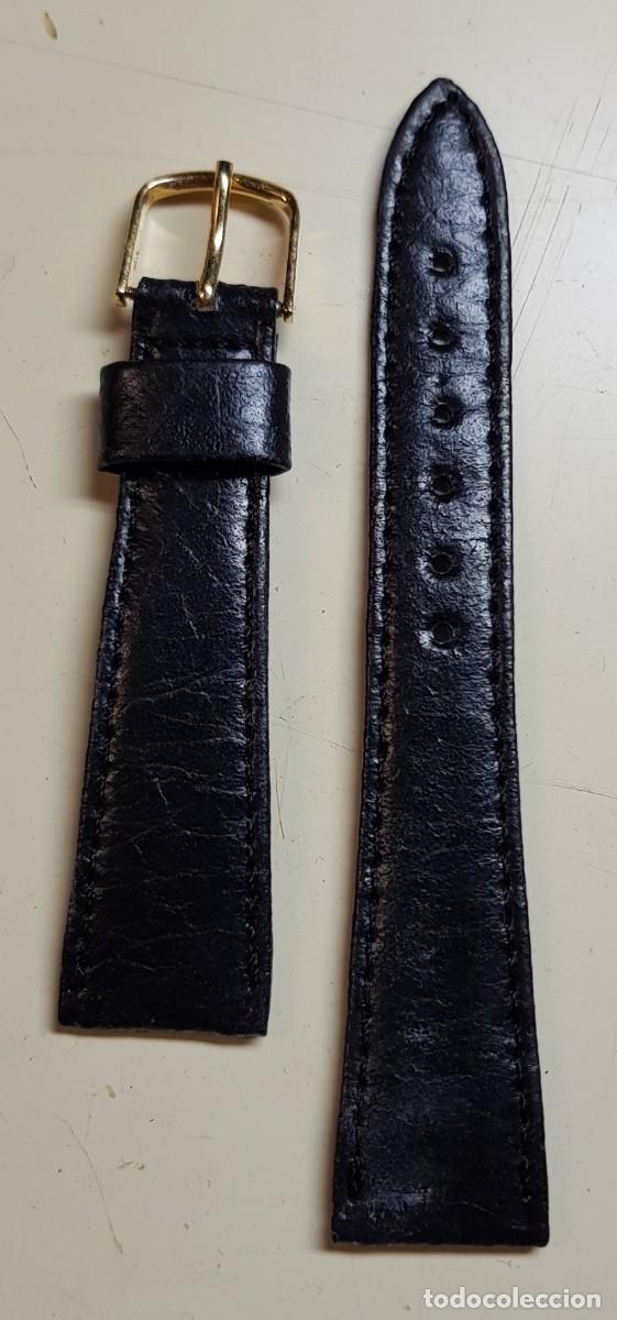 Spare Parts for Watches: Correa o pulsera para reloj de 20 mm. Negra (NUEVA)