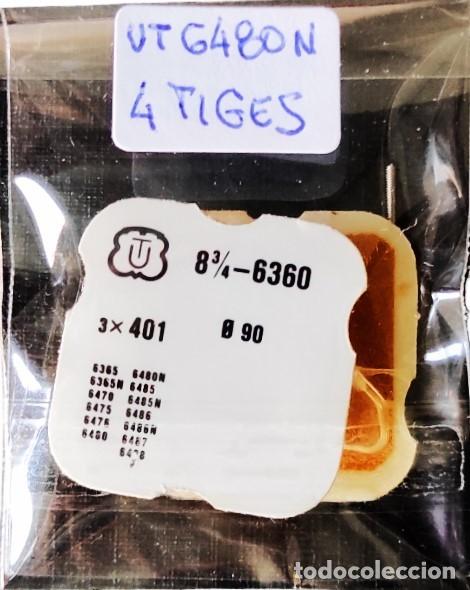 Recambios de relojes: UT - TIGE PARA CALIBRE 6480 N - LOTE X 4 TIGES
