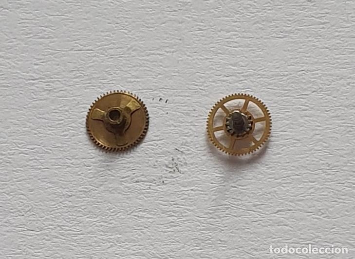 Recambios de relojes: RUEDA horaria y ca&ntilde;on de minutos ETA 2412